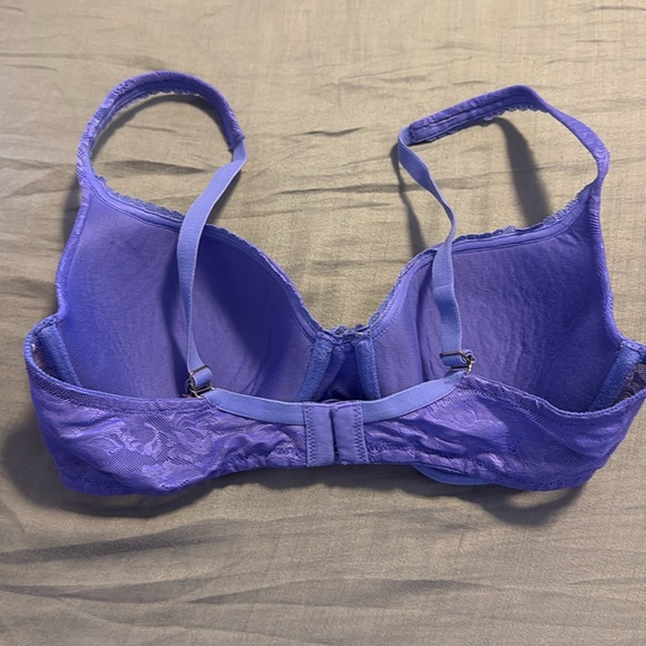Victoria’s Secret Body by Victoria Lined Demi Purple Lace Bra 34D - Picture 2 of 5